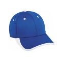 Red and Blue Curve Brim Two Color Baseball Cap